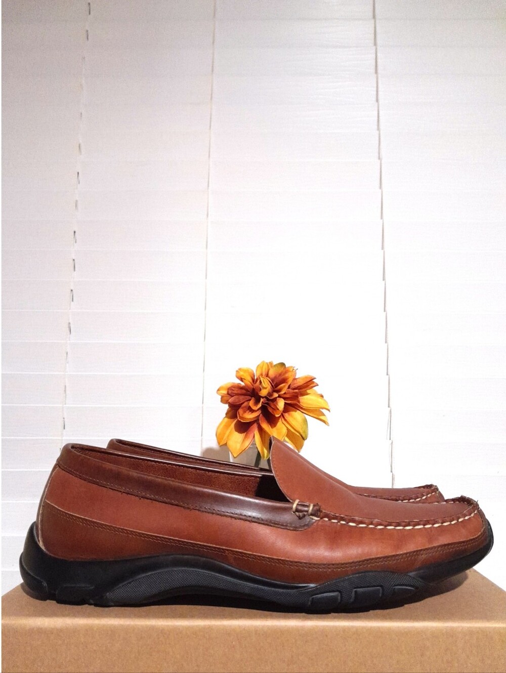 Allen Edmonds Boulder Leather Venetian Driving Loafers Men’s 12 3E Extra Wide 71